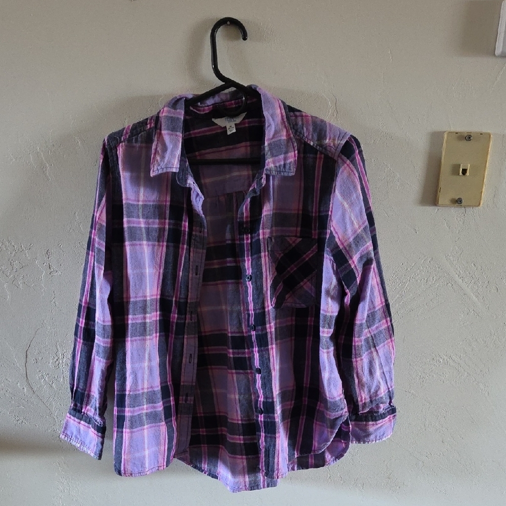 Purple and Pink Flannel